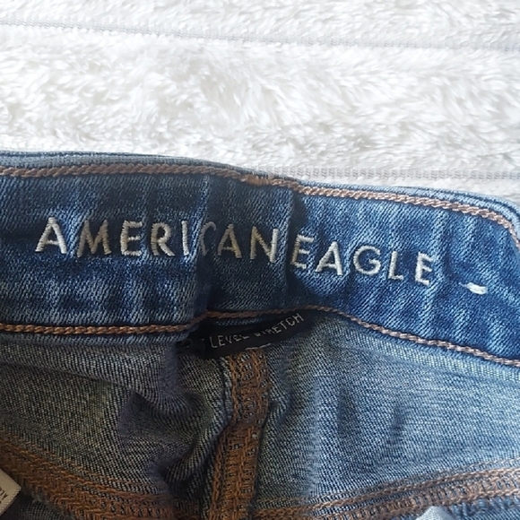American Eagle Outfitters Dark Blue Skinny Jeans - Picture 4 of 8